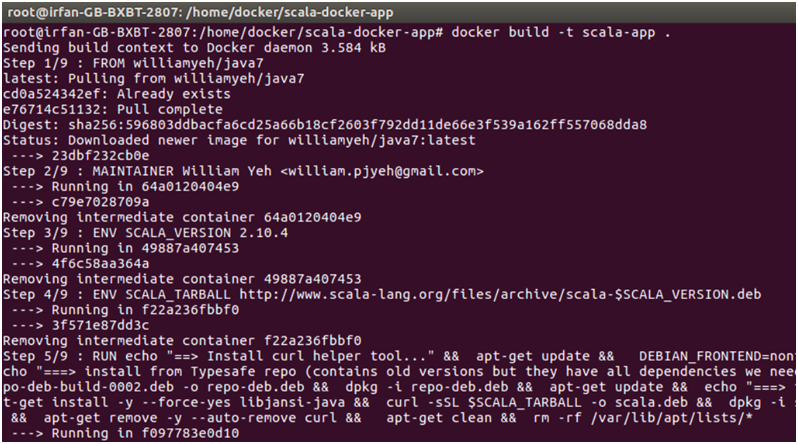 Docker Scala 应用程序 3