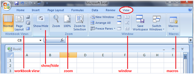 Excel 7中的标签