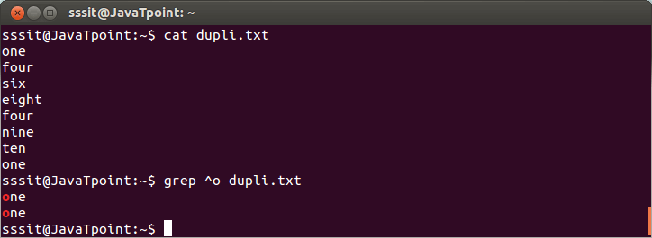 Linux Grep正则表达式6