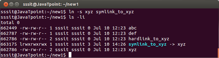 Linux符号链接