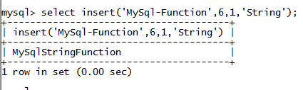 MySQL字符串插入()函数