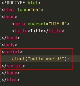 HTML文件的示例代码