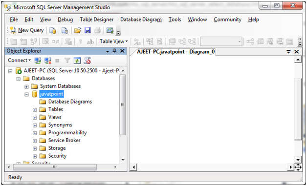 SQL服务器选择数据库1