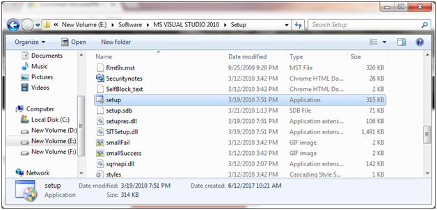 SQLServer Visual Studio 2