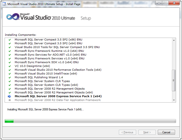 SQL服务器Visual Studio 9