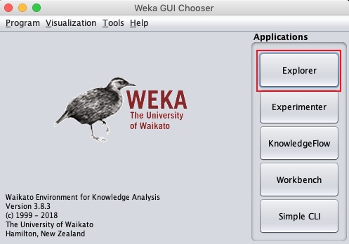 Weka 应用程序