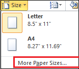 如何在Word文档中更改纸张大小