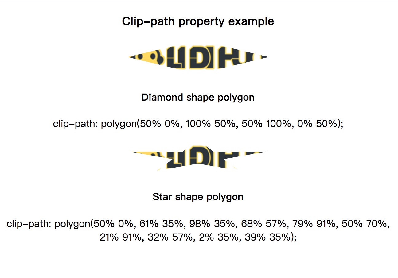  CSS clip-path