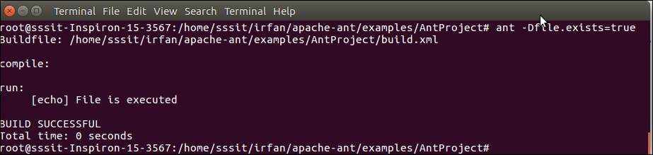 Apache Ant if-unless