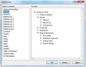 ASP.NET AutoFormat