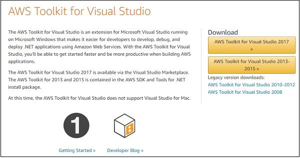 AWS 工具包下载