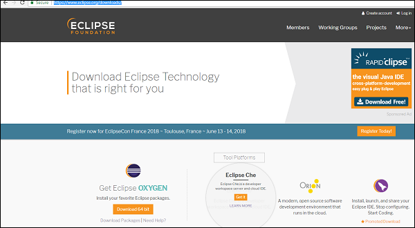 Eclipse IDE 安装