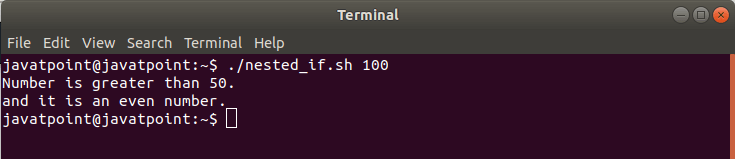 Bash If Statement