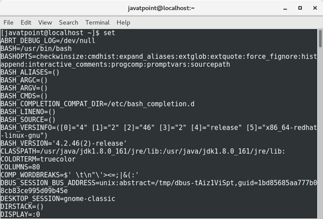Bash Variables