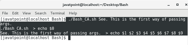 Bash Variables