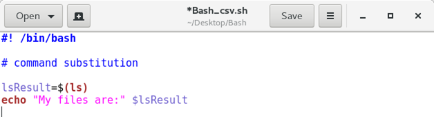Bash Variables