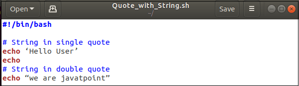 Quotes in Bash