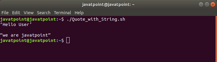 Quotes in Bash