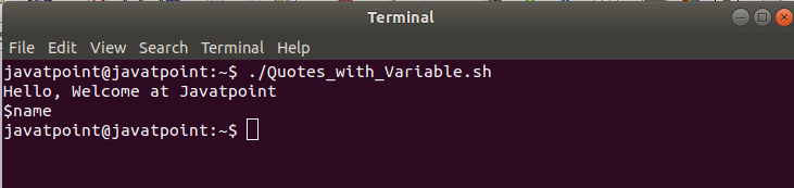 Quotes in Bash