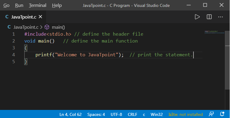 如何在Visual Studio Code中运行C程序