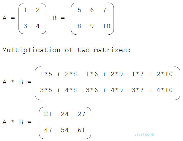 c中的矩阵乘法程序