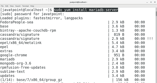 CentOS 如何在 CentOS1 上安装 MariaDB