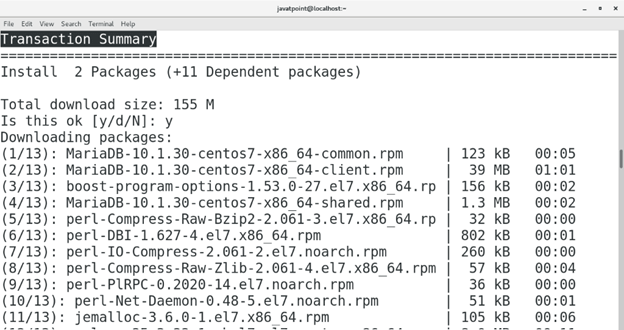 CentOS 如何在 CentOS3 上安装 MariaDB