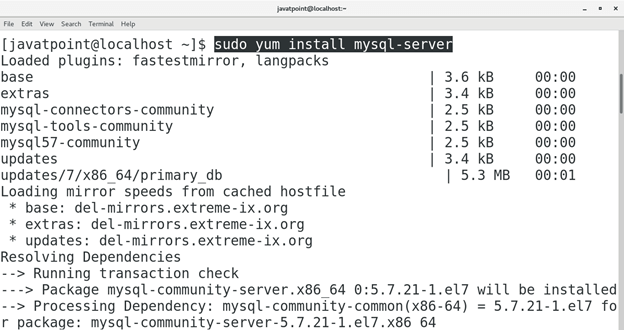 如何在 CentOS 2 上安装 MySQL