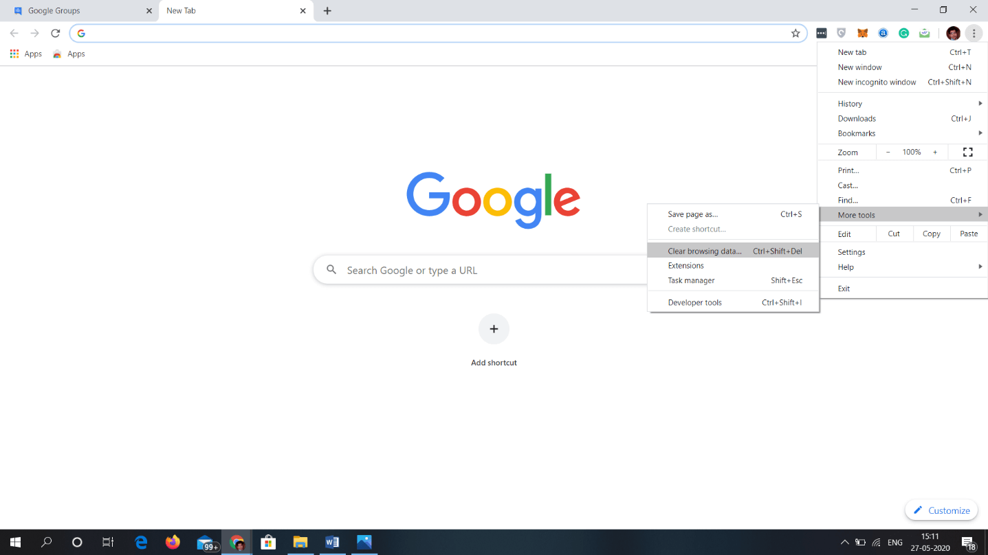 如何在 Chrome 上删除 cookie