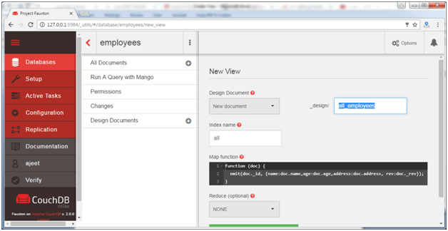 CouchDB创建视图5