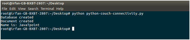 CouchDB Phython couchdb连接5