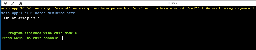sizeof()在C++中的运算符