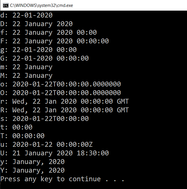 DateTime in C#