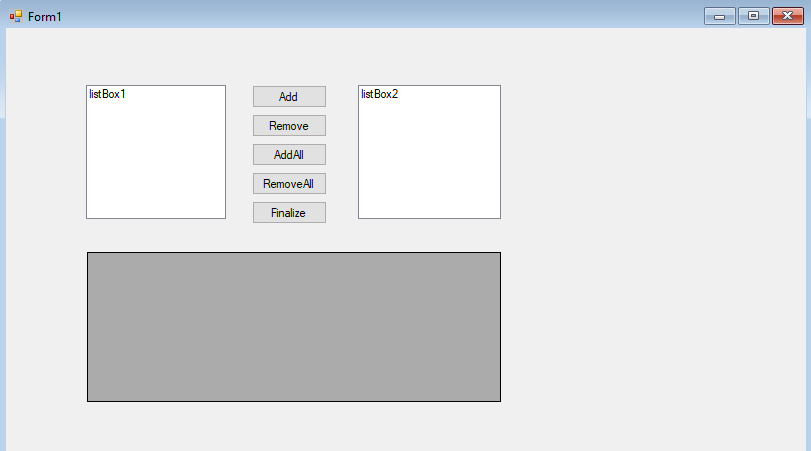 ListBox Control in C#
