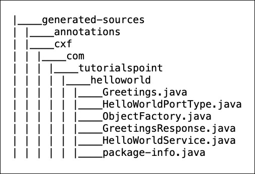 WSDL2Apache CXF 生成的类