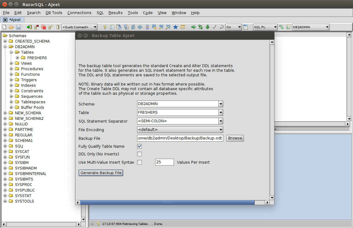 DB2 Backup 2