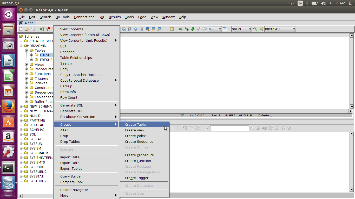 DB2 createtable1