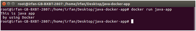 Docker Java 应用程序 5