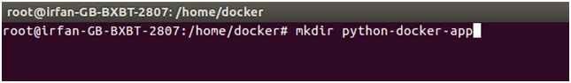 Docker Python 应用程序 1