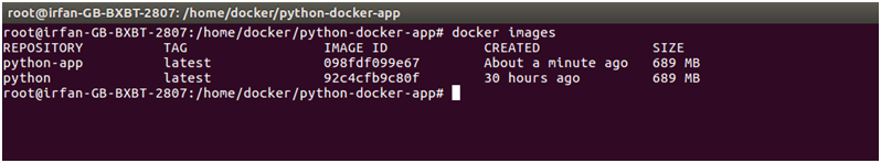 Docker Python 应用程序 4