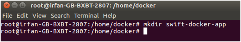 Docker Swift 应用程序 1