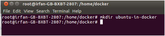Docker Ubuntu 应用程序 1