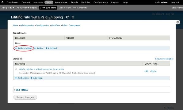 Drupal Setup Shipping