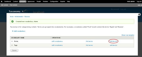 Drupal Taxonomies