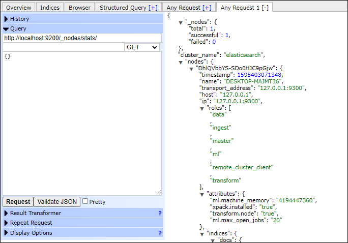 Elasticsearch Cluster APIs