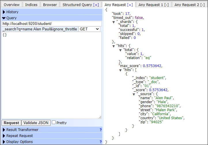 Elasticsearch Frozen Indices