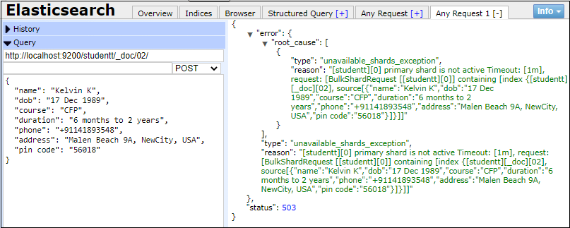 Elasticsearch Frozen Indices