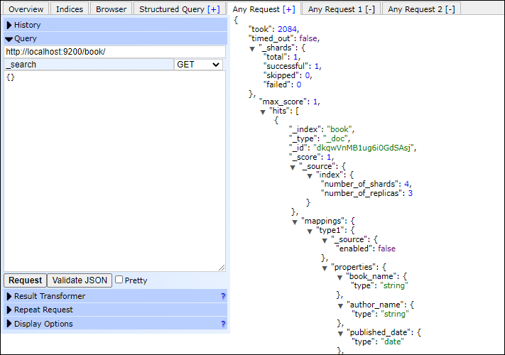 Elasticsearch Index APIs