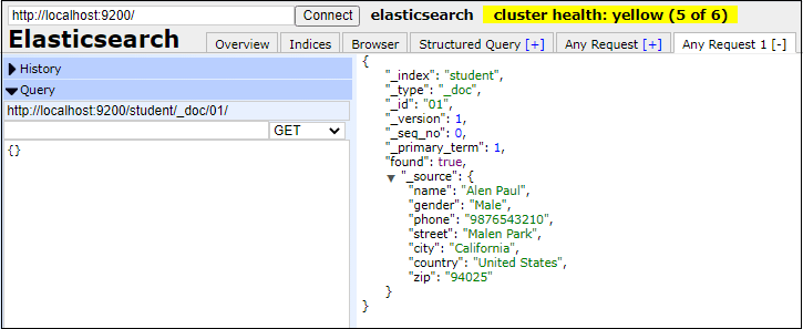 Elasticsearch Populate