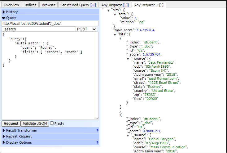 Elasticsearch Query DSL